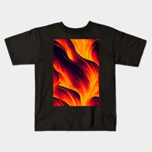 Hottest pattern design ever! Fire and lava #3 Kids T-Shirt